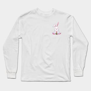 Rabbit Cute White Long Sleeve T-Shirt